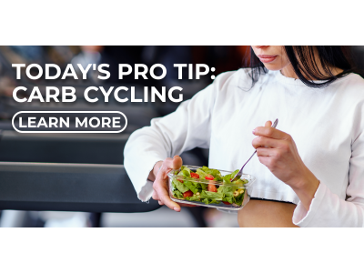 Today's pro tip: Carb cycling