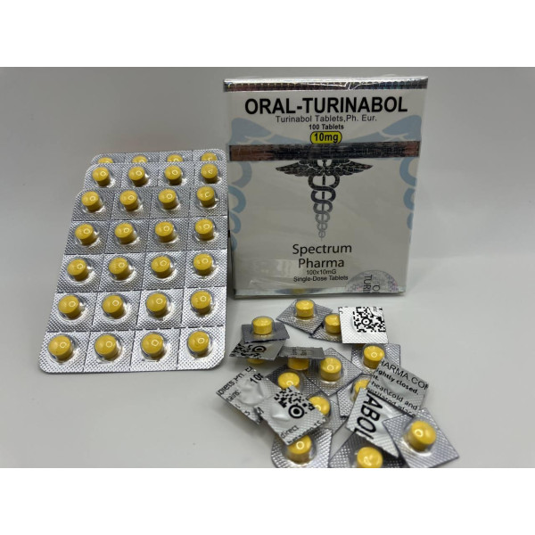 ORAL-TURINABOL 100 tab 10 mg Spectrum Pharma