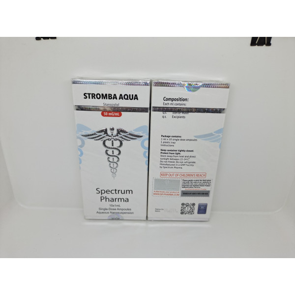 STROMBA AQUA 10 amp 50 mg Spectrum Pharma