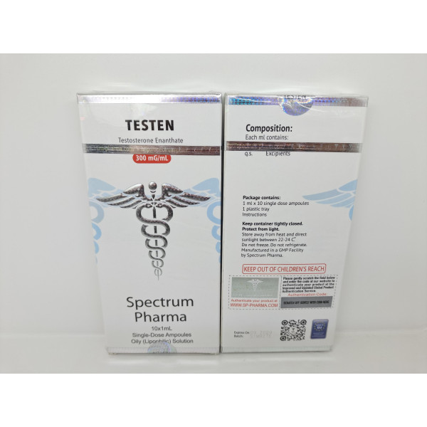 TESTEN 10 amp 300 mg Spectrum Pharma