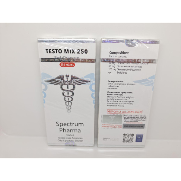 TESTO MIX 10 amp 250 mg Spectrum Pharma