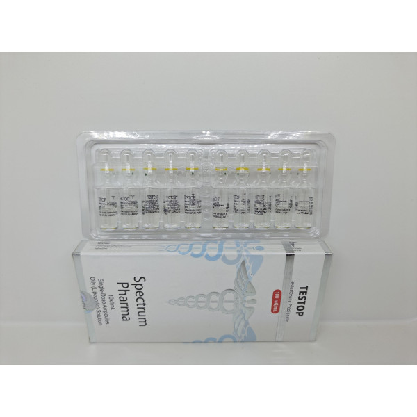 TESTOP 10 amp 100 mg Spectrum Pharma