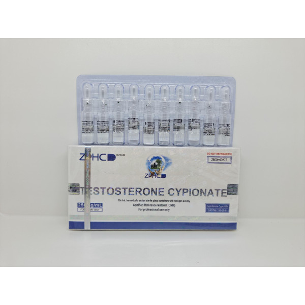 Testosterone Cypionate 10 amp 250 mg ZPHC