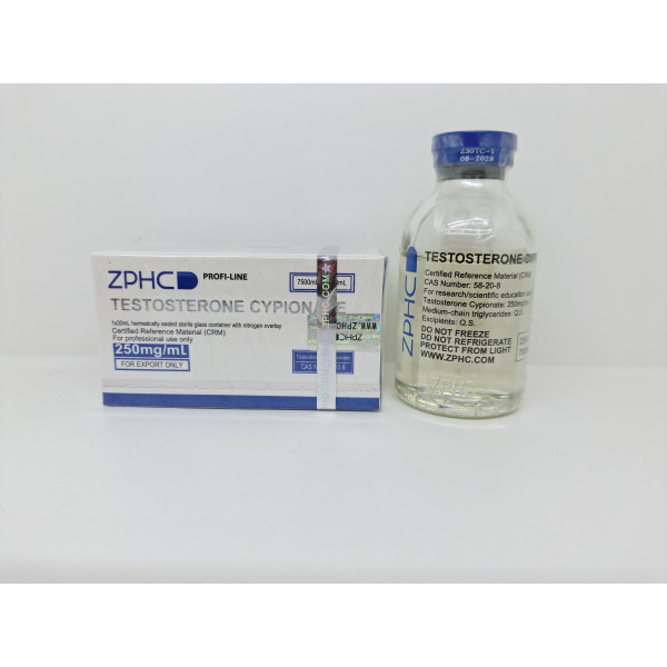 Testosterone Cypionate 30 ml 250 mg ZPHC