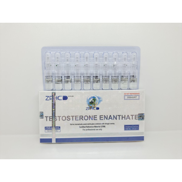 Testosterone Enanthate 10 amp 250 mg ZPHC