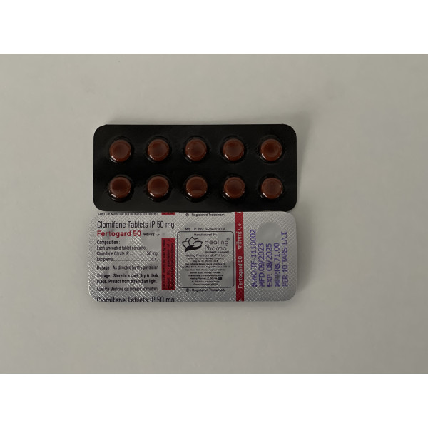 Clomiphene Fertogard 50 mg 10 tab Healing Pharma