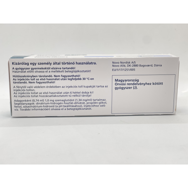 Semaglutide Ozempic 1 mg