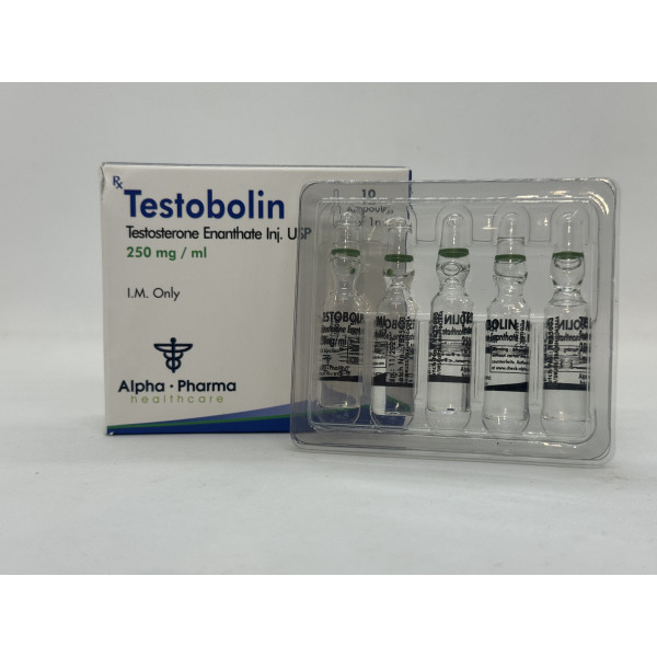 Testosterone Enanthate TESTOBOLIN 10 amp 250 mg ALPHA PHARMA